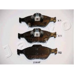 50238 JAPKO-Колодки гальмівні дискові передні 