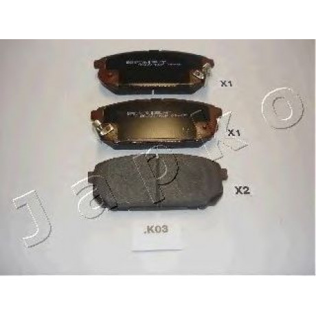 51K03 JAPKO-Колодки гальмівні дискові