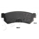 51W07 JAPKO-Колодки гальмівні дискові 