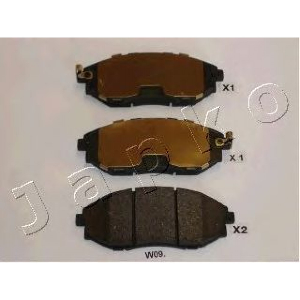 50W09 JAPKO-Колодки гальмівні передні