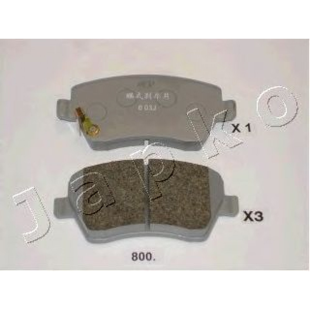 50800 JAPKO-Колодки гальмівні дискові передні