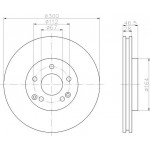 92106005 TEXTAR Диск гальмівний 