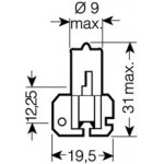 64175 OSRAM ЛАМПА 24V H2 70W  ORIGINAL 