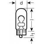 2825ULT OSRAM ЛАМПА 12V W5W 5W  ULTRA LIFE 
