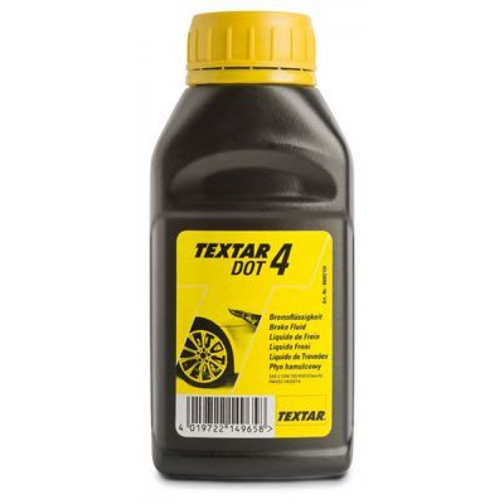 95002100 TEXTAR Гальмівна рідина DOT4 0.25л