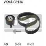 VKMA 06136 SKF Комплект ГРМ (ремінь + ролик) 