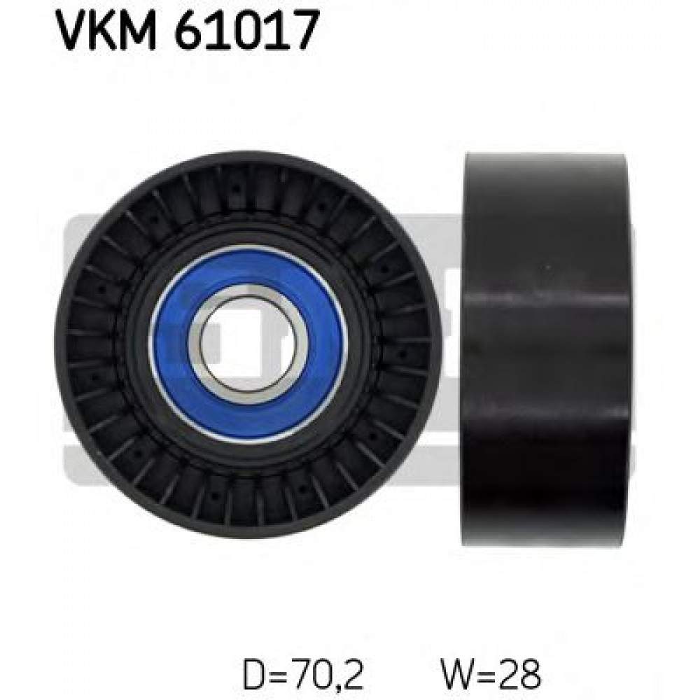 VKM 61017 SKF Ролик модуля натягувача ременя