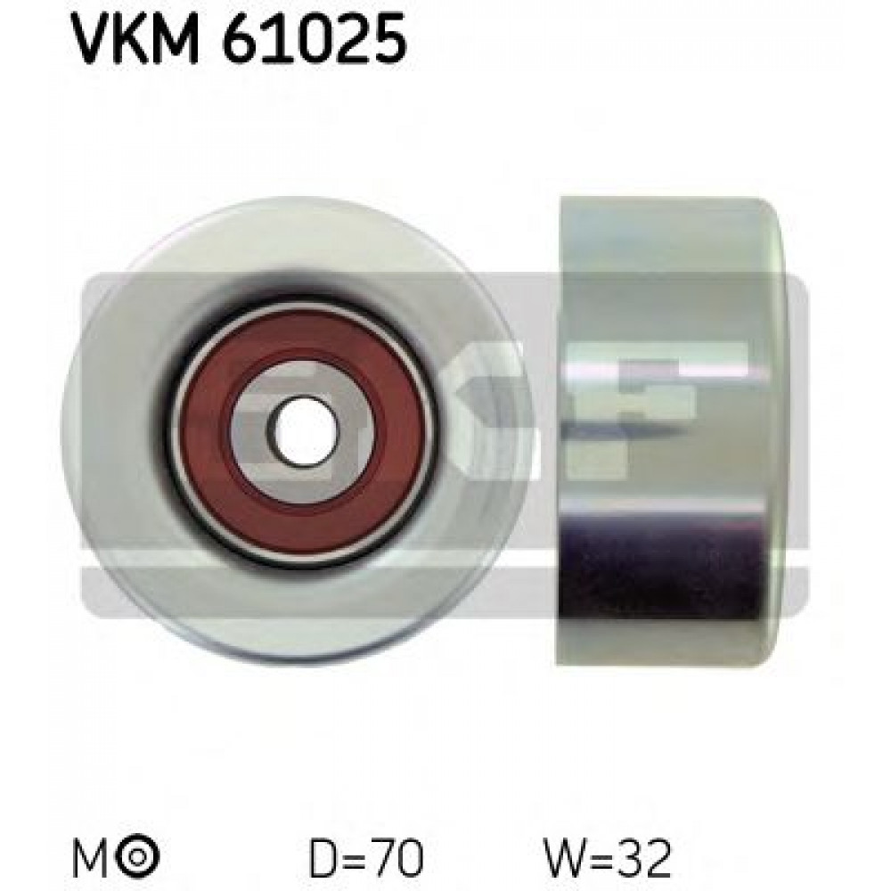 VKM 61025 SKF Ролик модуля натягувача ременя