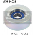 VKM 64026 SKF Обводний ролик 