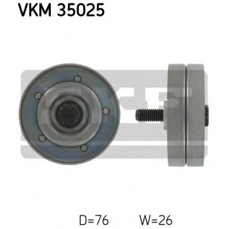 VKM 35025 SKF Ролик модуля натягувача ременя
