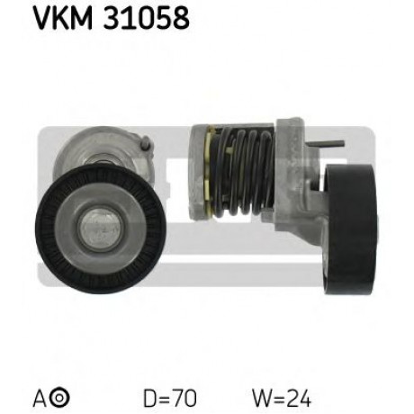 VKM 31058 SKF Натягувач поліклинового ременя
