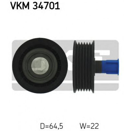 VKM 34701 SKF Ролик модуля натягувача ременя