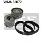 VKMA 36072 SKF Комплект поликлинових ременів (з роликами) 
