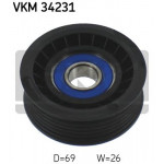 VKM 34231 SKF Ролик модуля натягувача ременя 