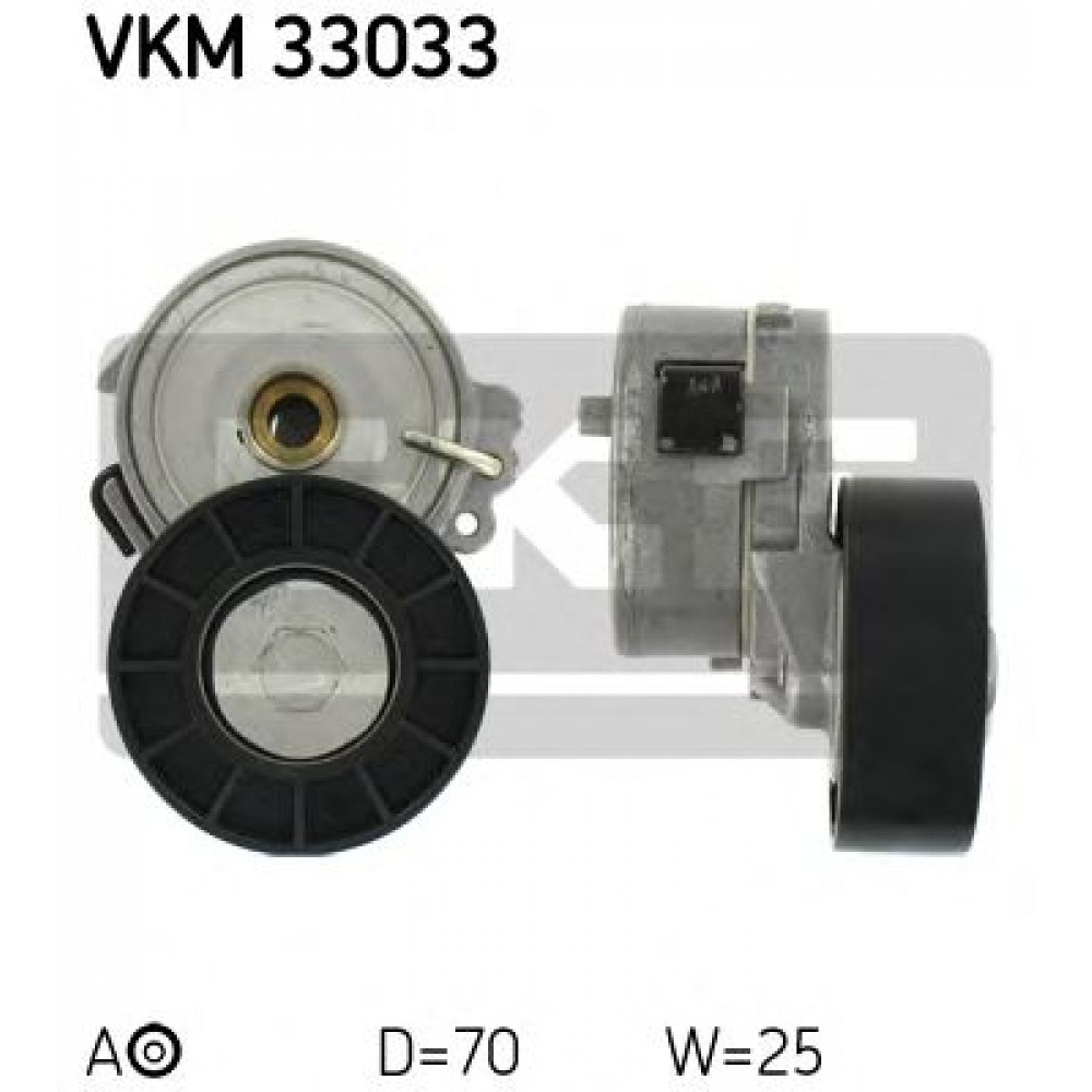 VKM 33033 SKF Натягувач поліклинового ременя