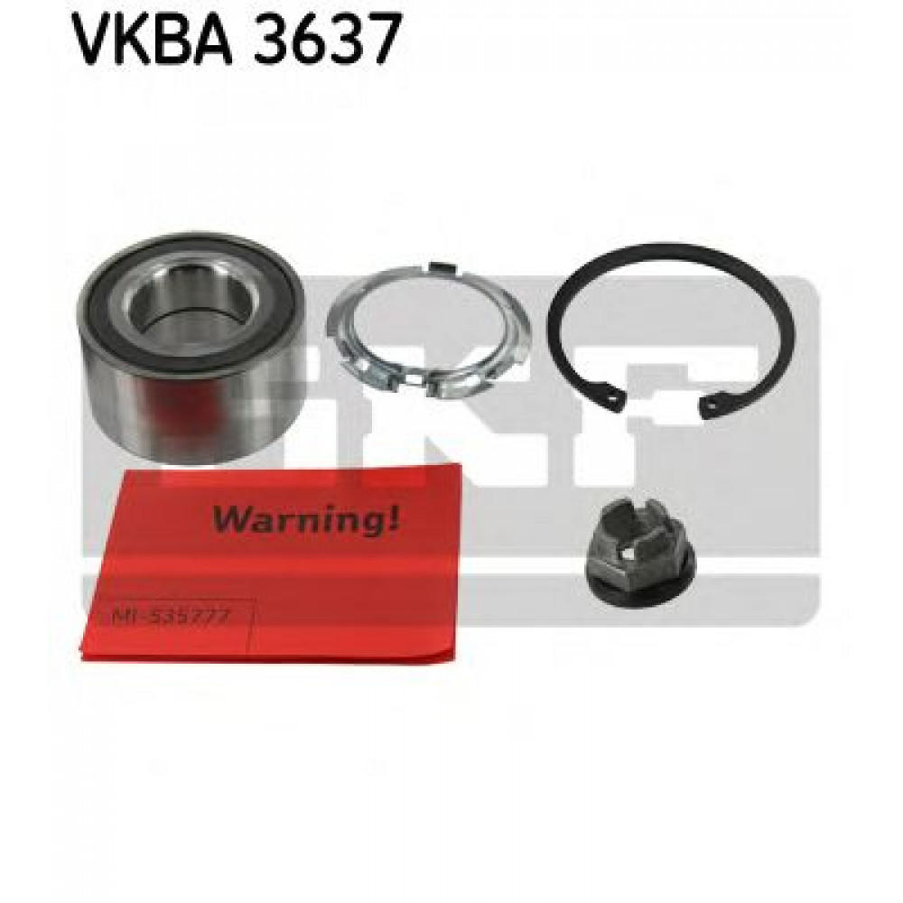 VKBA 3637 SKF Підшипник кульковий d>30