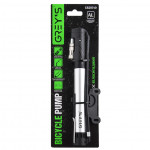 GREY'S  Насос велосипедний компактний із алюмінієвим корпусом, циліндр 25ммx140мм (50шт/уп) 