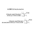 104255 Record Амортизатор OIL передній ЦІНА за 1 шт.УПАК.по 2 шт.(лівий+правий) 