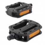 GREY'S Велосипедні педалі  із рефлектором із поліпропілену, чорні, 1 пара 