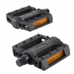 GREY'S Велосипедні педалі  із рефлектором із поліпропілену, зелені, 1 пара 