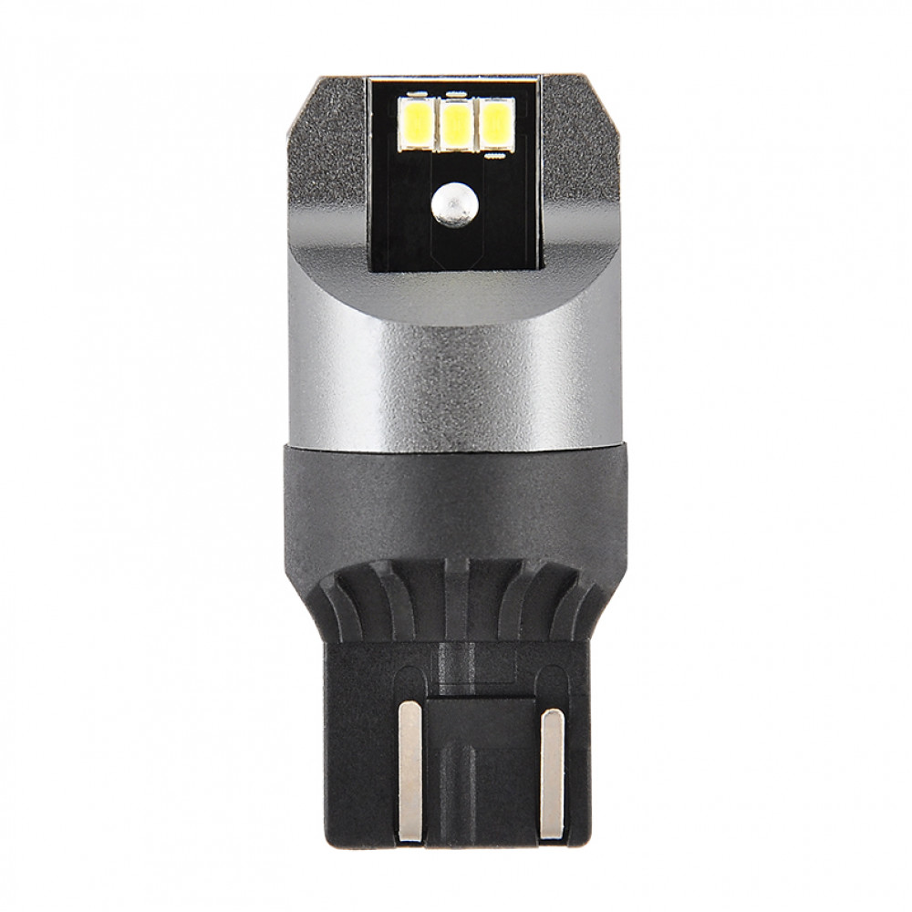 BREVIA Лампа світлодіодна Brevia Power W21/5W 330Lm 6x3020SMD 12/24V CANbus, 2шт. (20/200)