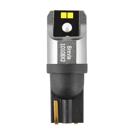 BREVIA Лампа світлодіодна Brevia Power W5W 150Lm 4x1616SMD 12/24V CANbus, 2шт. (20/200)