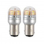 BREVIA Лампа світлодіодна Brevia S-Power P21/5W 330Lm 15x2835SMD 12/24V CANbus, 2шт. (20/200) 