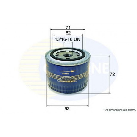 EOF077 Comline Фільтр оливи