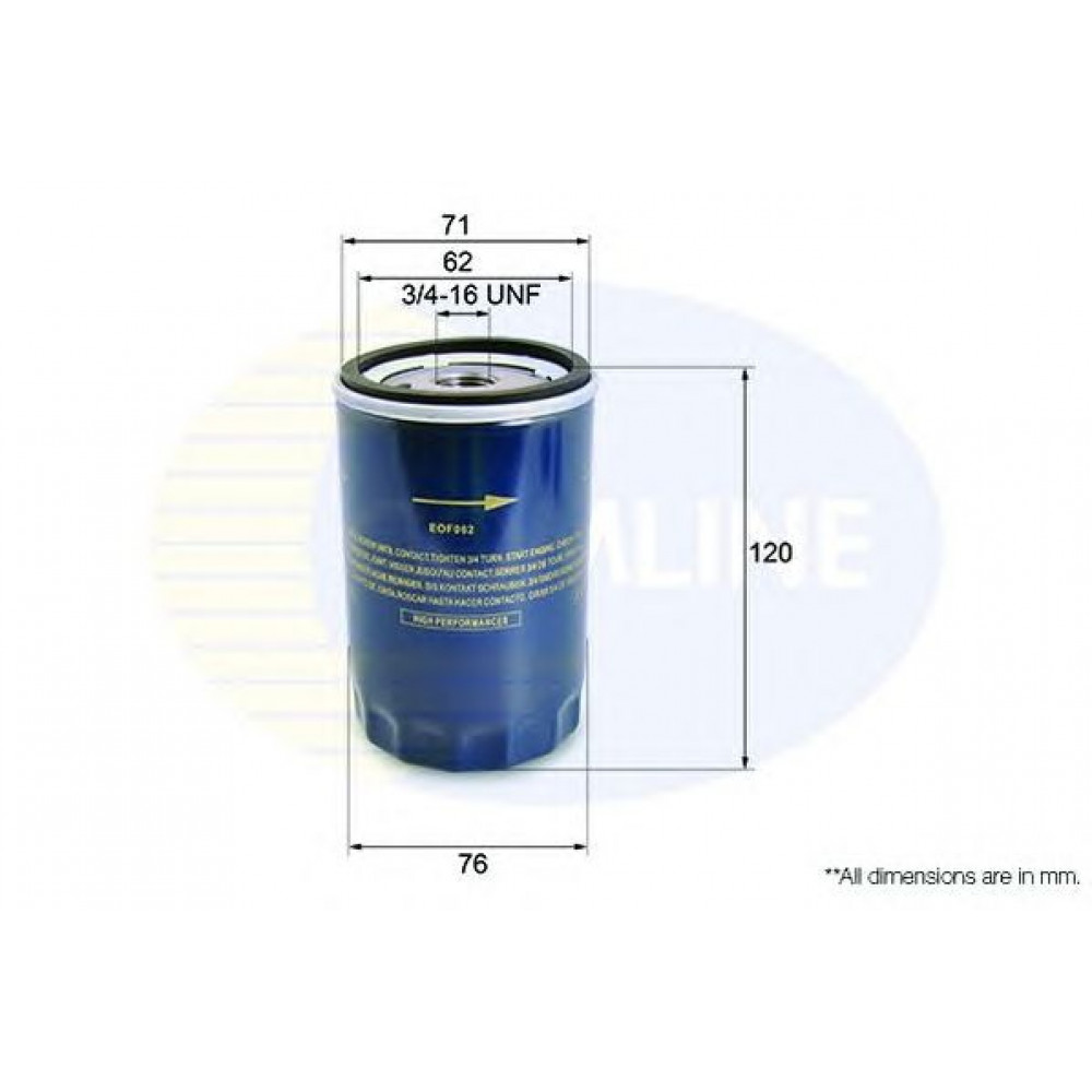 EOF062 Comline Фільтр оливи