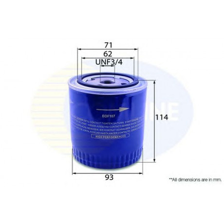 EOF187 Comline Фільтр оливи
