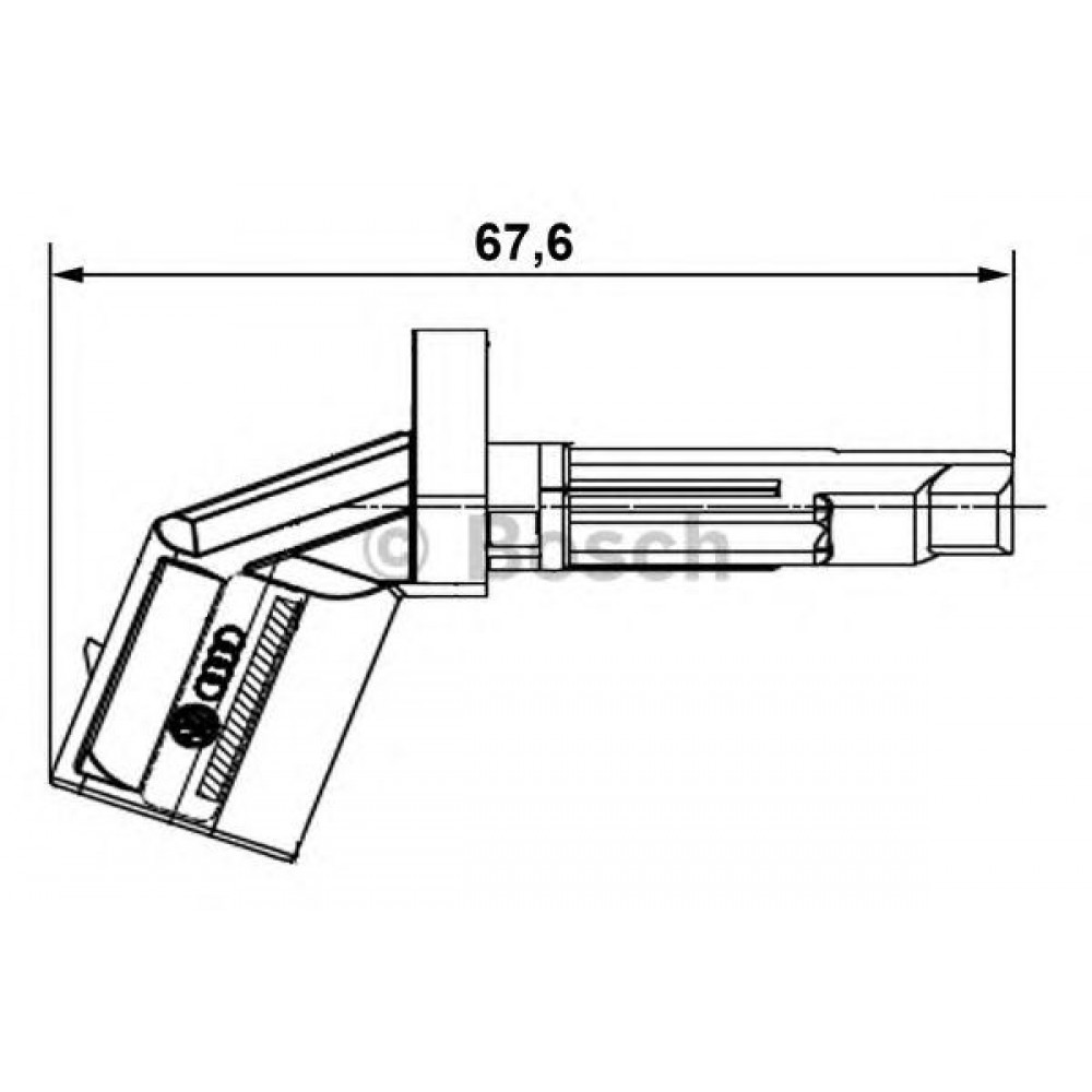 0265007928 BOSCH ДАТЧИК ABS