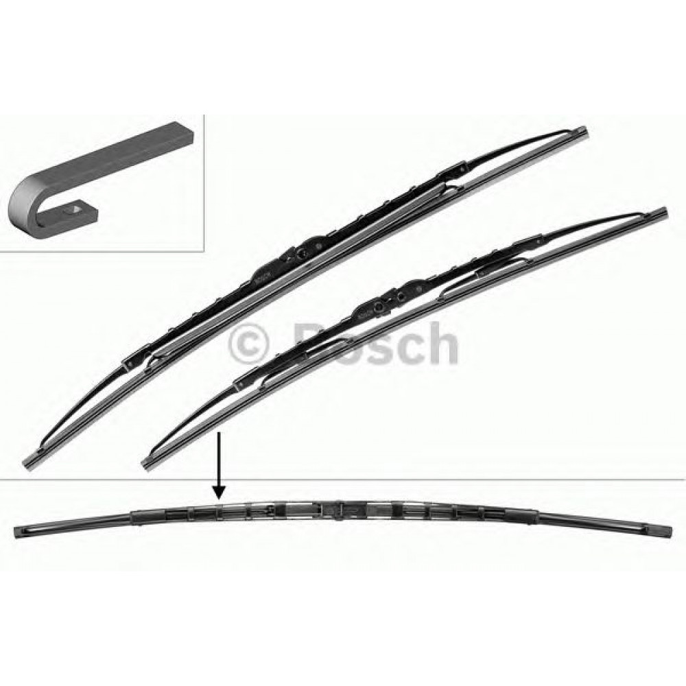 3397001584 BOSCH ЩІТКА СКЛООЧИСНИКА