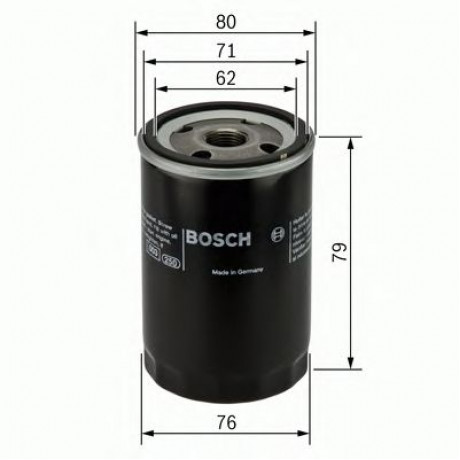0451102056 BOSCH Фільтр оливи