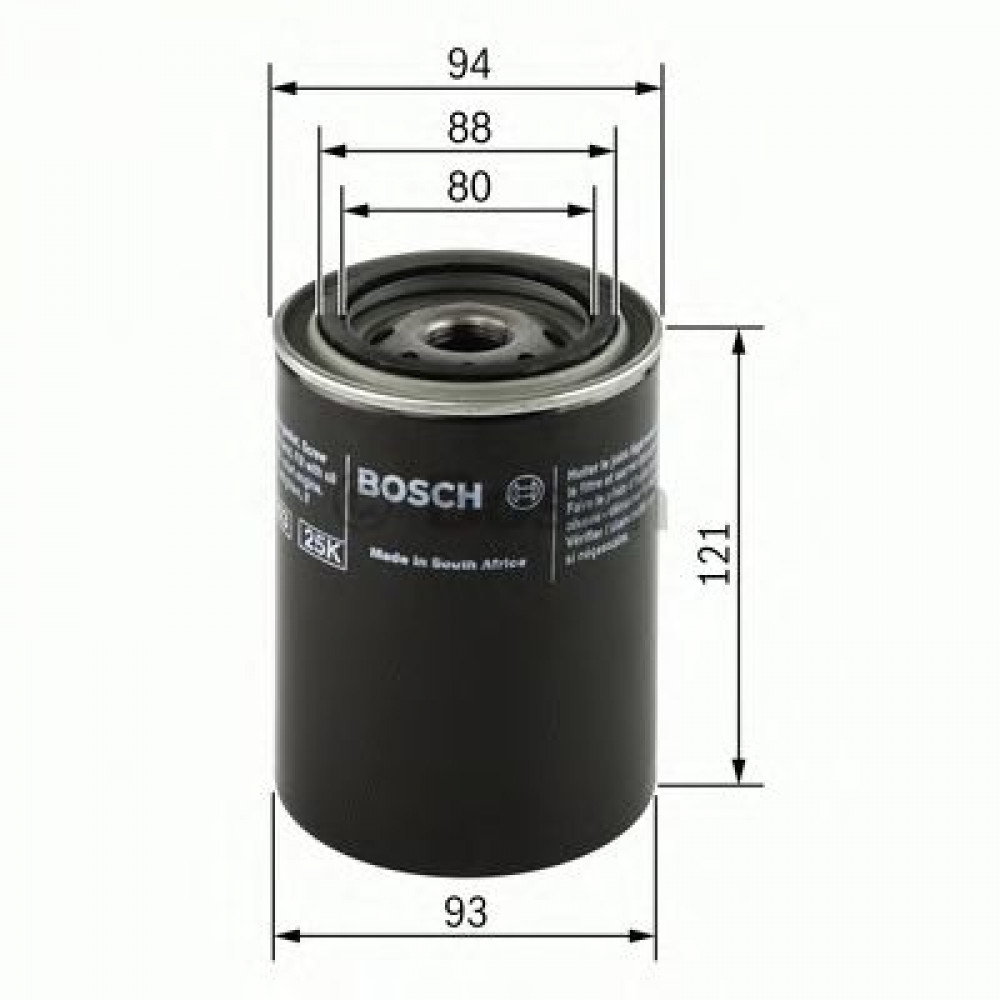 0986452064 BOSCH Фільтр оливи