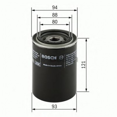 0986452064 BOSCH Фільтр оливи