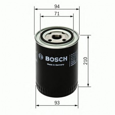 0451105067 BOSCH Фільтр оливи