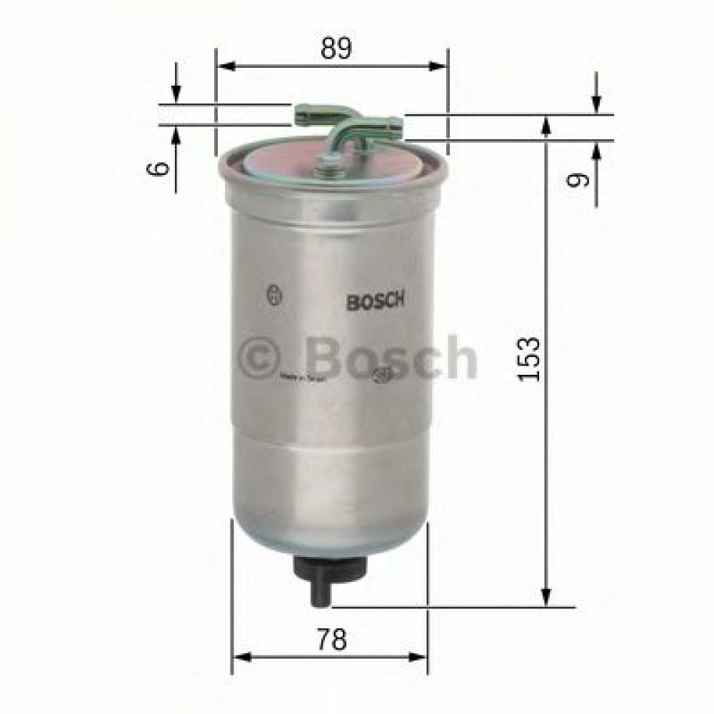 0450906172 BOSCH Фільтр палива