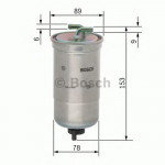 0450906172 BOSCH Фільтр палива  0450906172 BOSCH Фільтр палива