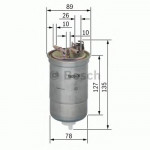 0450906429 BOSCH Фільтр палива  0450906429 BOSCH Фільтр палива
