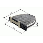 1987432001 BOSCH Фільтр салону 