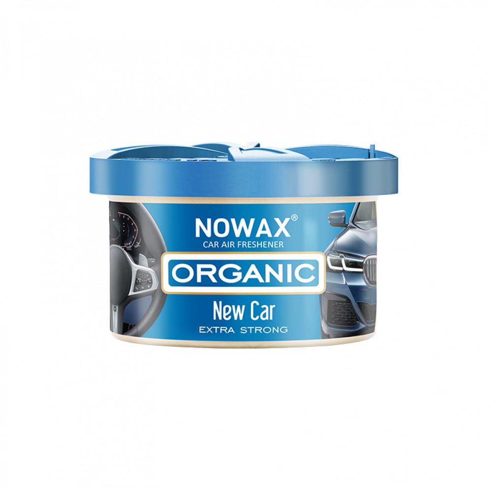 NOWAX Ароматизатор повітря Nowax серія Organic - New Car (18шт/уп)