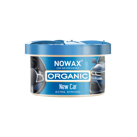 NOWAX Ароматизатор повітря Nowax серія Organic - New Car (18шт/уп)