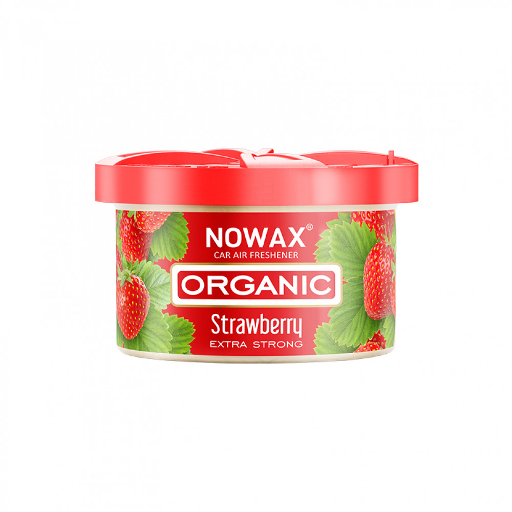 NOWAX Ароматизатор повітря Nowax серія Organic - Strawberry (18шт/уп)