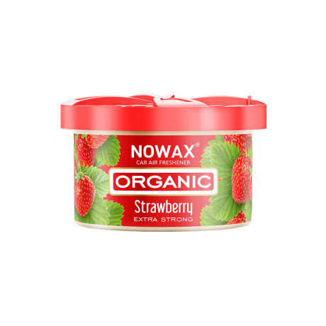 NOWAX Ароматизатор повітря Nowax серія Organic - Strawberry (18шт/уп)