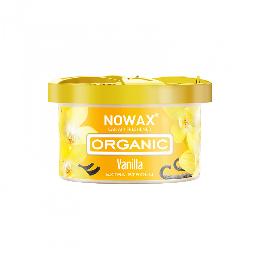 NOWAX Ароматизатор повітря Nowax серія Organic - Vanilla (18шт/уп)