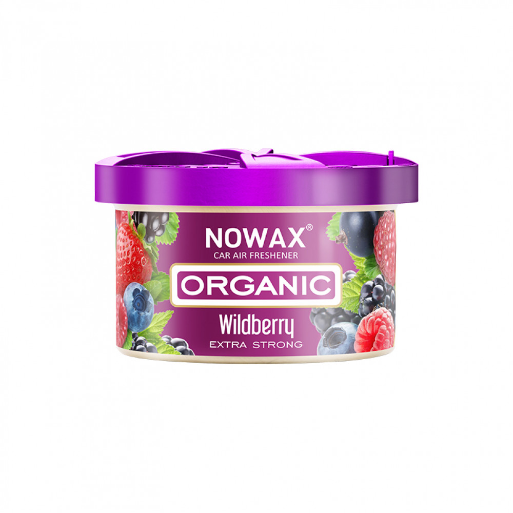 NOWAX Ароматизатор повітря Nowax серія Organic - Wildberry (18шт/уп)