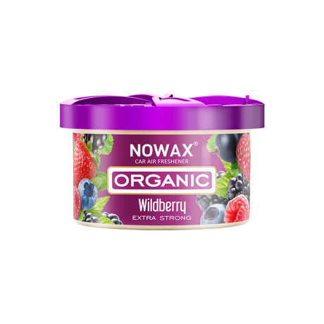 NOWAX Ароматизатор повітря Nowax серія Organic - Wildberry (18шт/уп)