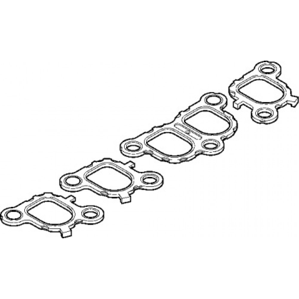 Прокладки коллектора (компл.) VW AXD/AXE/BAC (пр-во Elring)