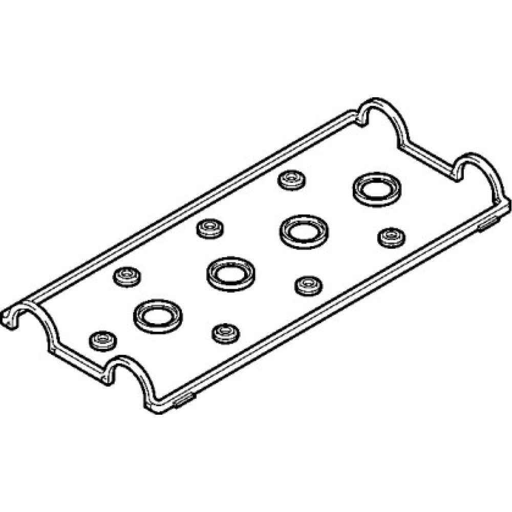 Прокладки клапанной крышки (компл.) HONDA B20B/B20Z1 (пр-во Elring)