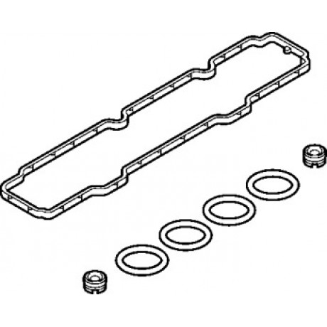 Комплект прокладок клапанной крышки FORD 1.4TDCI F6JA/F6JB, PSA 8HX/8HZ(DV4TD) (пр-во Elring)